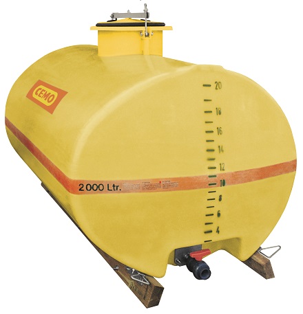 CEMO GFK-Fass oval 600 Liter