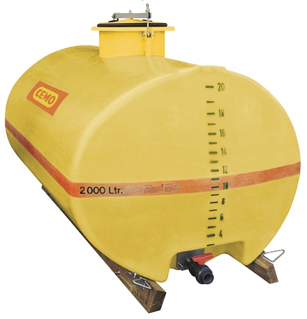 CEMO GFK-Fass oval 750 Liter